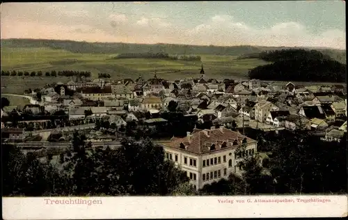 Ak Treuchtlingen im Altmühltal Mittelfranken, Ortsansicht mit Kirche