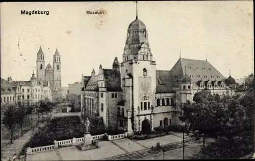 Ak Magdeburg an der Elbe, Museum