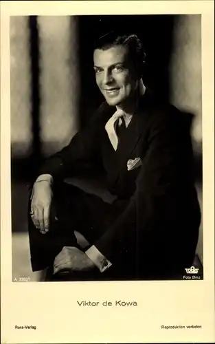 Ak Schauspieler Viktor de Kowa, Ross A3382/1