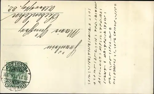 Ak Profilansicht einer Frau, Rosen