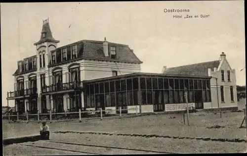 Ak Oostvoorne aan Zee Südholland, Hotel Zee en Duin