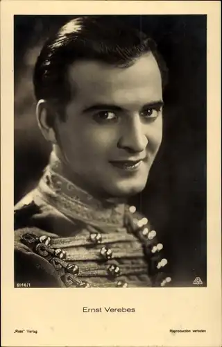 Ak Schauspieler Ernst Verebes, Portrait, Ross Verlag 6146 1