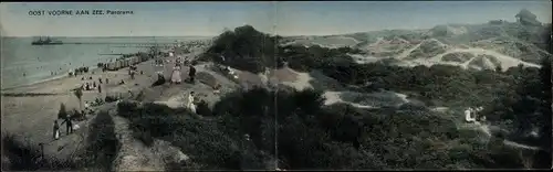 Klapp Ak Oostvoorne aan Zee Südholland, Panorama
