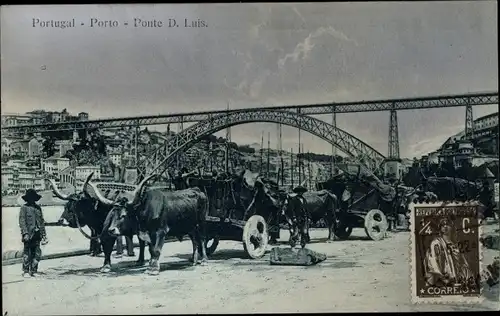 Ak Porto Portugal, Ponte D. Luis