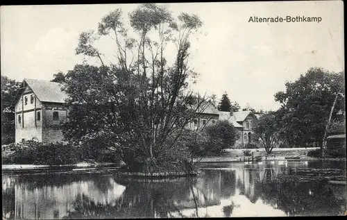 Ak Altenrade Kiel Schleswig Holstein, Bothkamp, Seepartie, Hausansicht