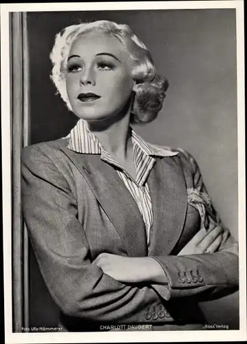 Foto Schauspielerin Charlott Daudert, Portrait