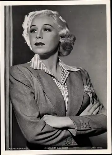 Foto Schauspielerin Charlott Daudert, Portrait