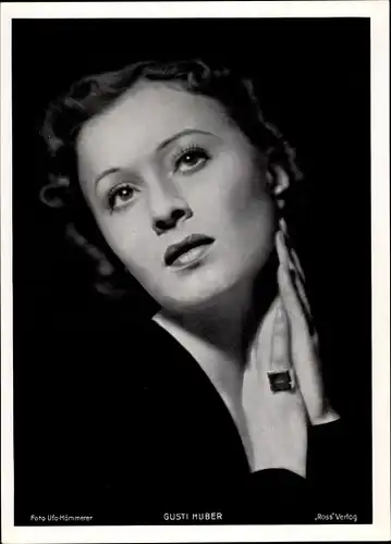 Foto Schauspielerin Gusti Huber, Portrait