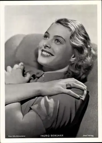 Foto Schauspielerin Ingrid Bergman, Portrait