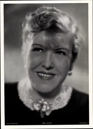 Foto Schauspielerin Ida Wüst, Portrait