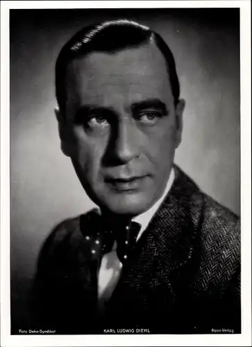 Foto Schauspieler Karl Ludwig Diehl, Portrait