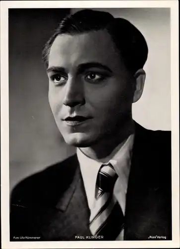 Foto Schauspieler Paul Klinger, Portrait