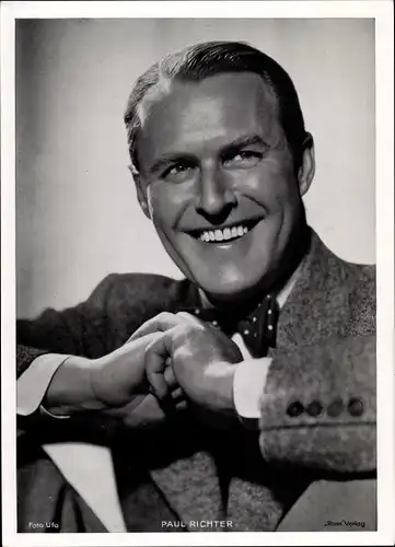 Foto Schauspieler Paul Richter, Portrait