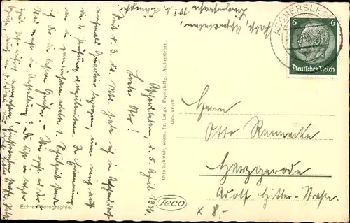 Ak Aschersleben im Salzlandkreis, Verwaltungs Beamtenschule