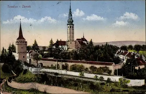 Ak Stary Zamek Altenburg Schlesien, Blick auf Kloster