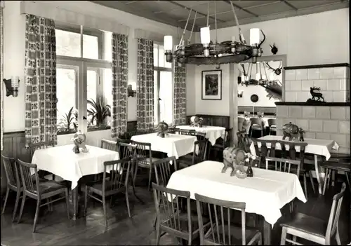 Ak Bad Schandau an der Elbe, Waldhäusl, Gastzimmer