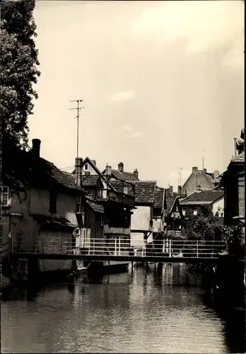 Ak Erfurt in Thüringen, Stadtidyll, Brücke