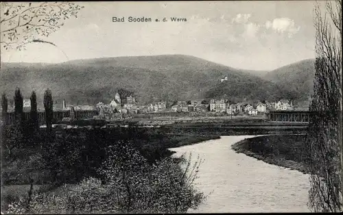 Ak Bad Sooden Allendorf an der Werra Hessen, Ortsansicht