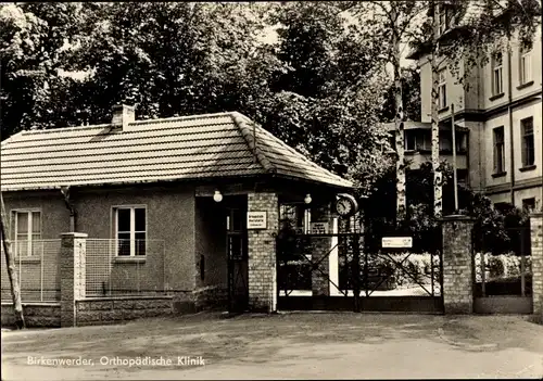 Ak Birkenwerder in Brandenburg, Orthopädische Klinik