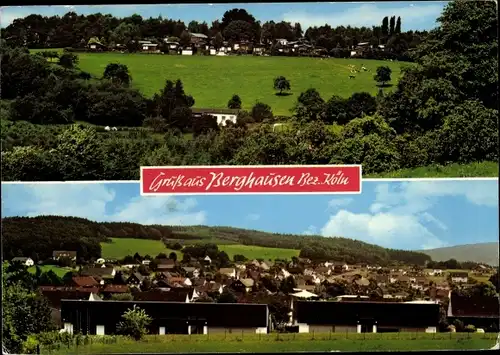 Ak Berghausen Gummersbach im Oberbergischen Kreis, Teilansichten