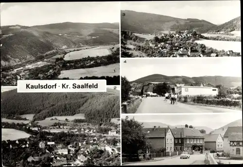 Ak Kaulsdorf Thüringen, Kaufhalle, Ortsmotiv, Panorama