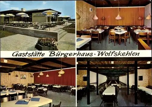 Ak Wolfskehlen Riedstadt in Hessen, Gaststätte Bürgerhaus