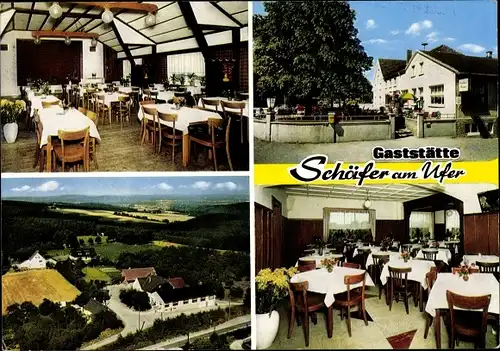 Ak Refflingsen Iserlohn im Märkischen Kreis, Gaststätte Schäfer am Ufer, Inneres