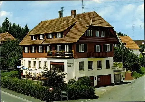 Ak Musbach Freudenstadt im Schwarzwald, Fremdenpension Waldeck