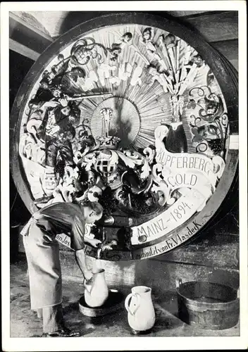 Ak Mainz am Rhein, Sektkellerei Kupferberg, Schützenfass