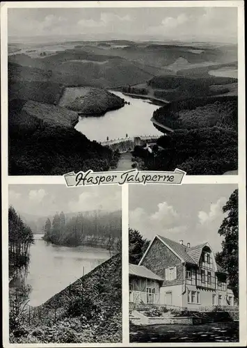 Ak Haspe Hagen Westfalen, Hasper Talsperre, Gaststätte