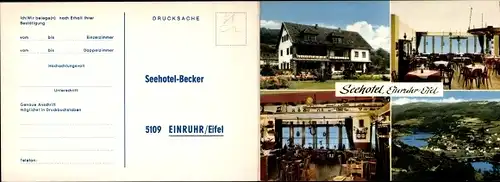 Ak Einruhr Simmerath in der Eifel, Seehotel Becker