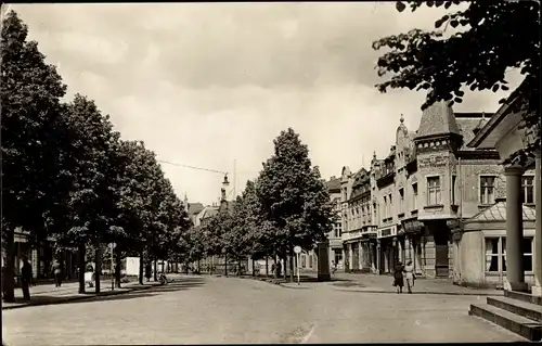 Ak Senftenberg Niederlausitz, Bahnhofstraße