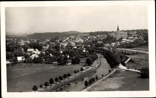Ak Žamberk Senftenberg Region Pardubice, Ortsansicht