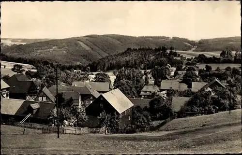 Ak Volkmannsdorf Saalfelder Höhe Saalfeld an der Saale Thüringen, Ortsansicht