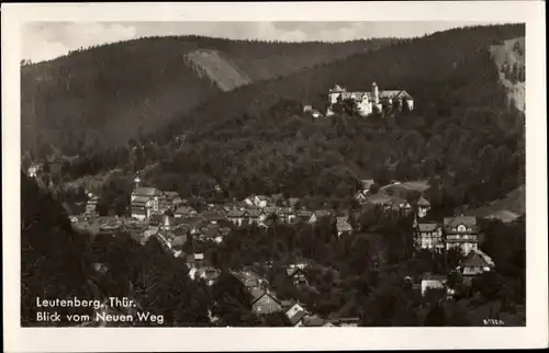 Ak Leutenberg in Thüringen, Blick vom Neuen Weg