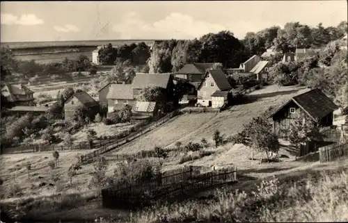 Ak Wickersdorf Saalfelder Höhe Saalfeld an der Saale Thüringen, Ortsansicht