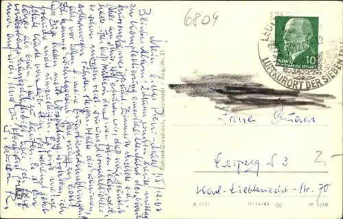 Ak Leutenberg in Thüringen, Markt