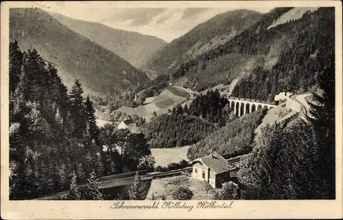 Ak Breitnau im Schwarzwald, Höllental, Höllsteig, Ravenna Viadukt