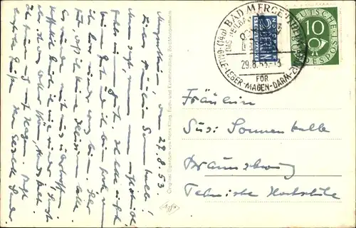 Ak Bad Mergentheim in Tauberfranken, Deutschmeisterschloss