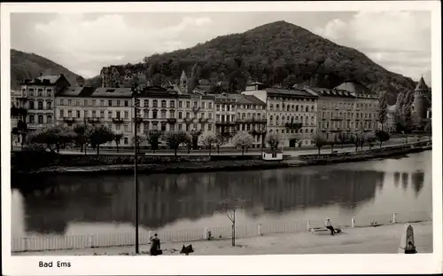 Ak Bad Ems an der Lahn, Ortsansicht