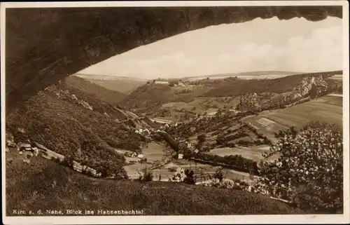 Ak Kirn an der Nahe, Blick ins Hahnenbachtal