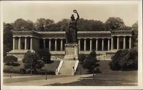 Ak München, Ruhmeshalle mit Bavaria