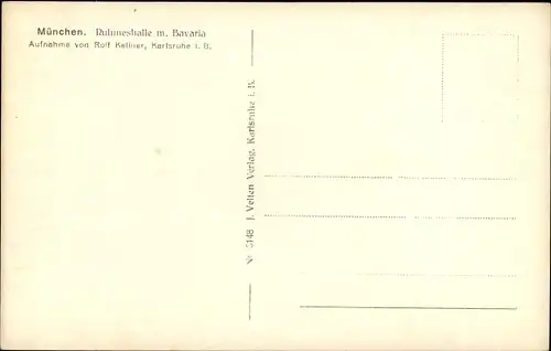 Ak München, Ruhmeshalle mit Bavaria