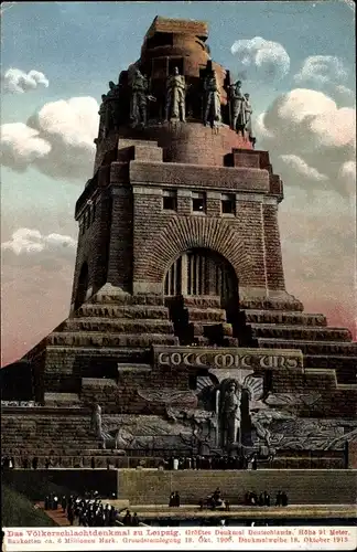 Ak Leipzig in Sachsen, Völkerschlachtdenkmal