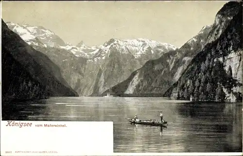 Ak Schönau am Königssee Oberbayern, Malerwinkel