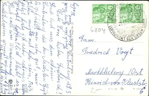 Ak Leutenberg in Thüringen, Erholungsheim