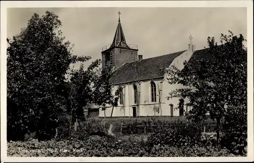 Ak Bunschoten Utrecht Niederlande, Ned. Herv. Kerk