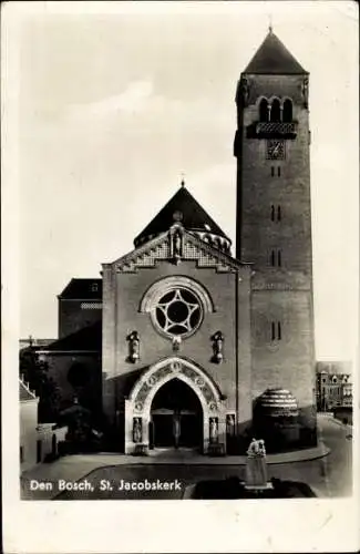 Ak 's Hertogenbosch Den Bosch Nordbrabant Niederlande, St. Jacobskerk