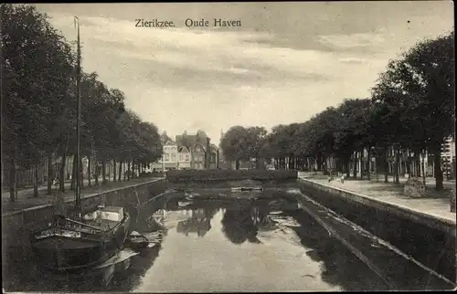 Ak Zierikzee Zeeland, Oude Haven