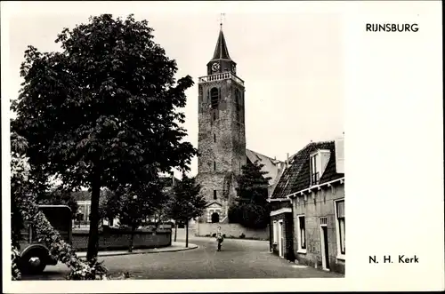 Ak Rijnsburg Südholland, N. H. Kerk